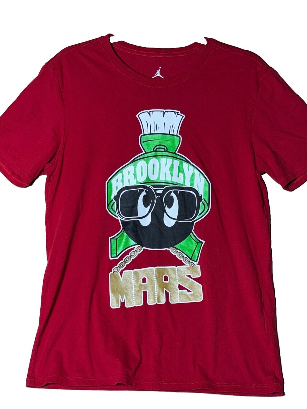 2015 Michael Jordan sons of Mars T-shirt size M Looney Tunes Marvin The Martian